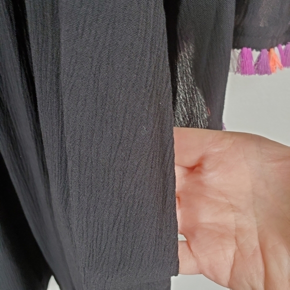 EST. 1946 BOHO TASSEL COLD SHOULDER DRESS - Picture 5 of 7